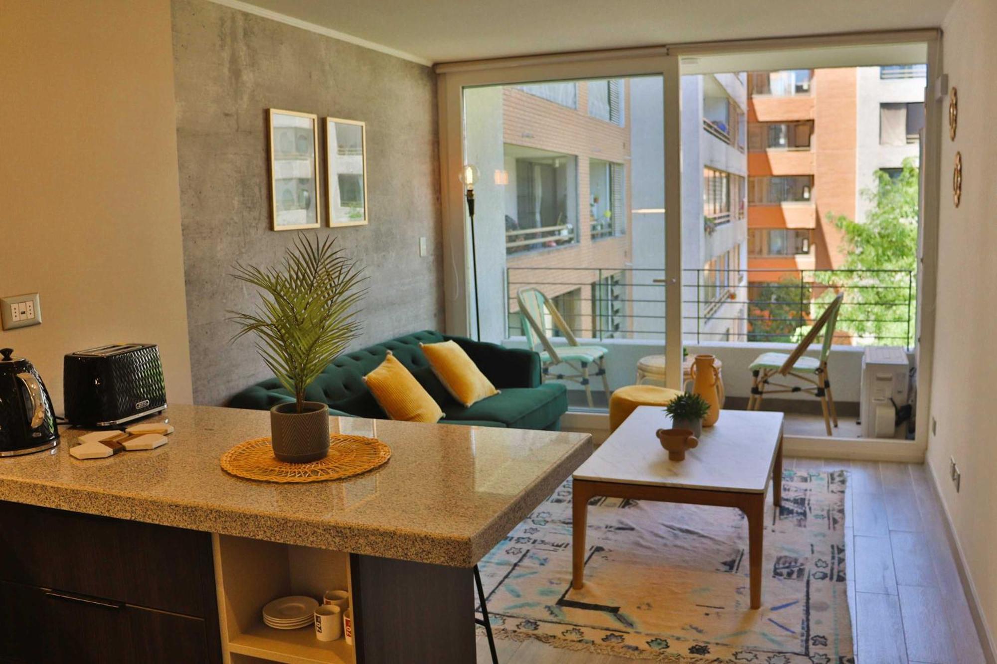 Hom I Luminoso Y Acogedor Depto 1d1b En Apartamento *